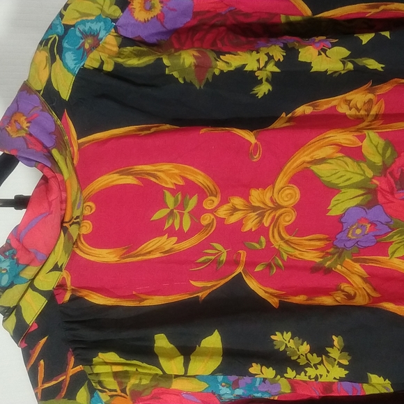 Vintage Baroque floral Anne Pinkerton blouse - Picture 2 of 7